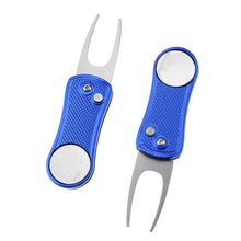 Load image into Gallery viewer, Golf Divot Tool Switchblade Golf Repair Divot Tool Putting Green Fork Golf Accessories